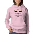 thumbnail image 1 of Lashes Long Standards High Hoodie Women -Image by Shutterstock, Female Medium, 1 of 4