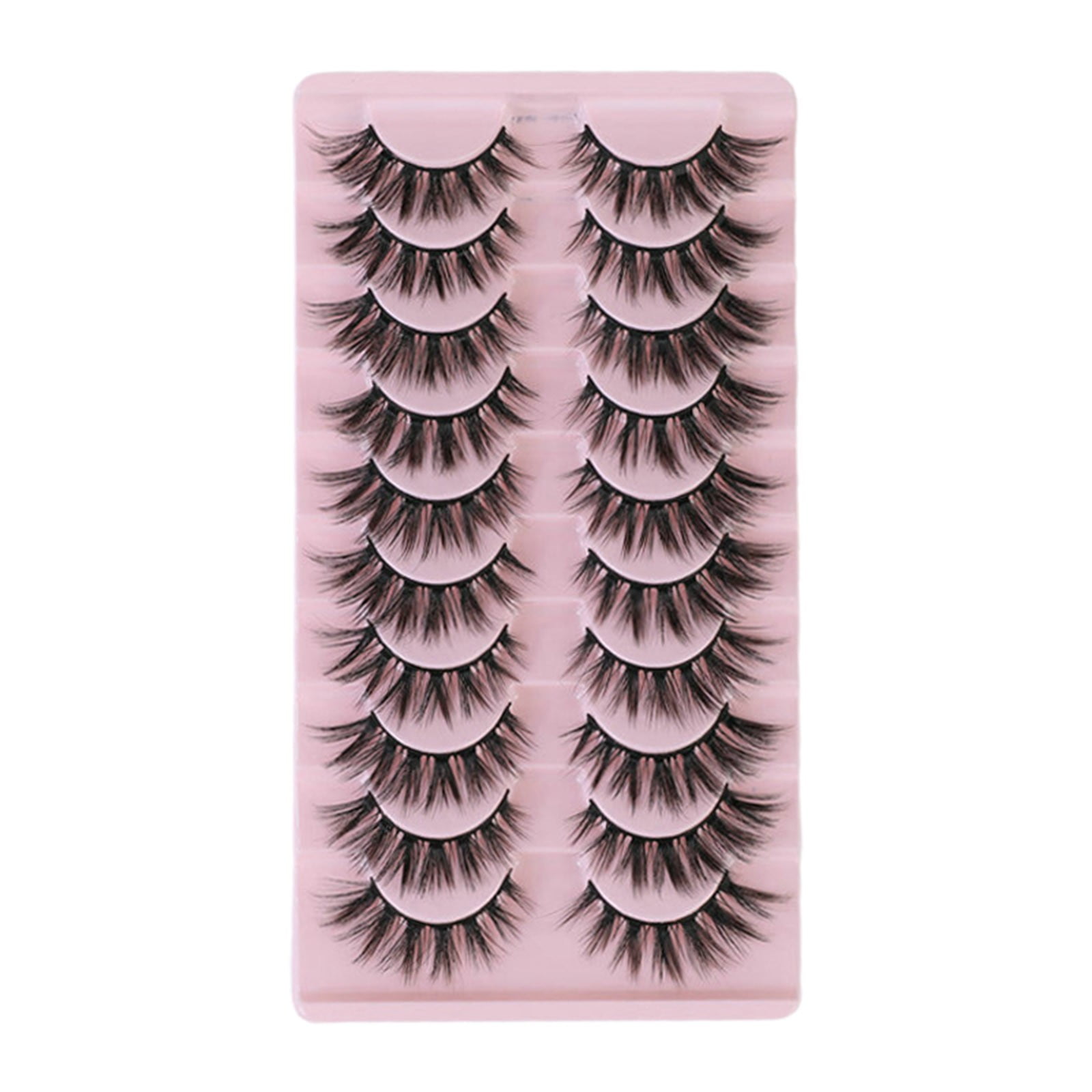 Lashes Natural Look False Eyelashes Anime Lashes Wispy Spiky 3D Volume ...