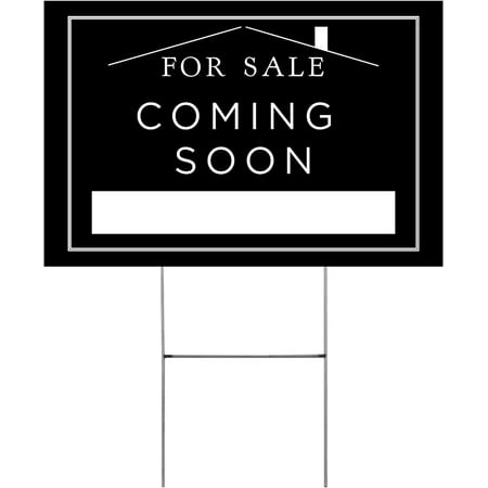 Lashicorn 12 x 18 For Sale Coming Soon Real Estate Yard Sign