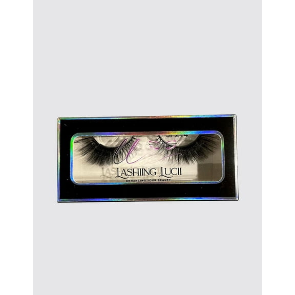 Lashiing Lucii CatEye Natural Wispy Faux Mink Eyelashes 1 Black Pair