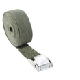thumbnail image 1 of Lashing Straps, 1 Inch x 16.4 Feet Tie Down Straps with Zinc Alloy Cam Buckle Tension Belts for Cargo Luggage Roof Rack and Kayak, Green, 1 of 5