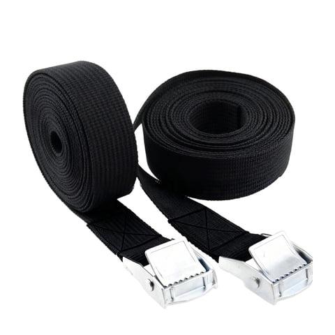 Lashing Straps 2 Pcs 1x6.5 FT Cam Buckle Tie Down Straps, Adjustable Heavy Duty Secure Cinch Straps for Cargo Kayak Bicycles Motorcycles, Truck Car Roof Rack Luggage