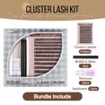 thumbnail image 1 of Lashview 288 Pcs Cluster Eyelash DIY Lash Extension Kit 702 Black Brand, 1 of 7