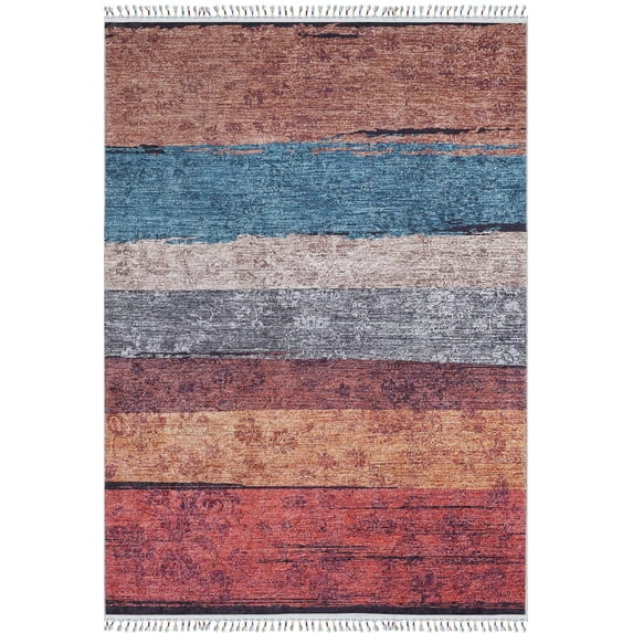 Laskarzew Grey Medallion Polyester Area Rugs for Living Room Washable Rugs Boho Moroccan Area Rug Soft Geometric Bohemian Carpet Distressed Indoor Rug for Bedroom Dining Room Office Nonslip Rug