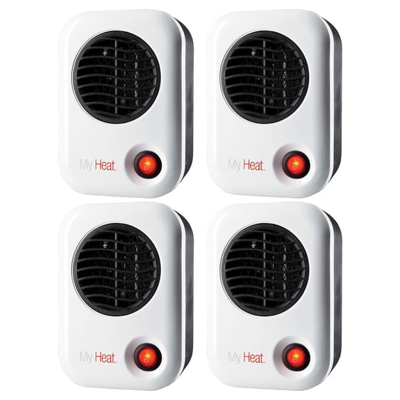 Lasko 101 MyHeat 200W Portable Electric Ceramic Space Heater (4 Pack)