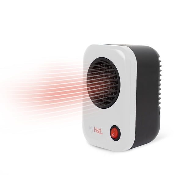 Open Box Lasko 101 MyHeat Personal Electric 200W Ceramic Space Heater, White