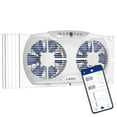 thumbnail image 1 of Lasko Electrically Reversible Twin Window Fan with Bluetooth® Technology, 13" H, W09560, White, 1 of 13