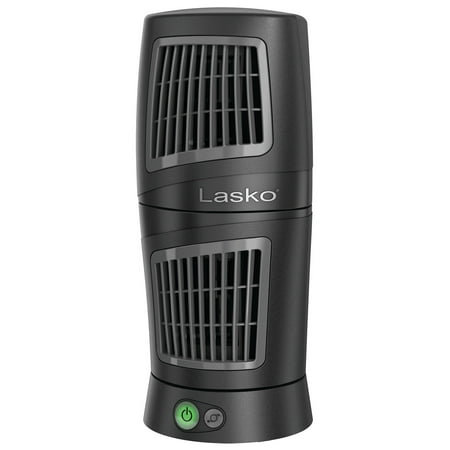 Lasko - 3- Speed Twist-Top Tower Fan - Black