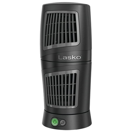 Lasko - 3- Speed Twist-Top Tower Fan - Black