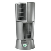 Lasko 14" Platinum Desktop Wind Tower 3-Speed Oscillating Table Fan, Gray, 4910, New