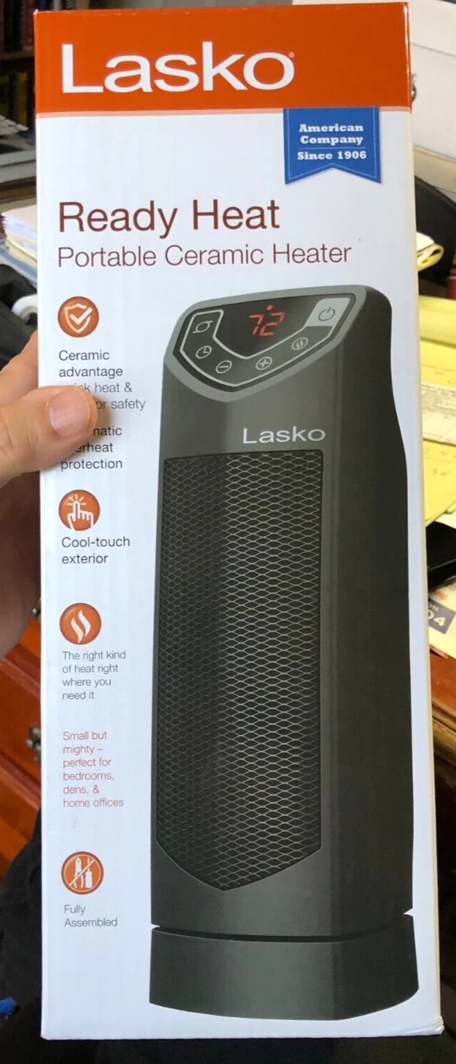 Lasko 14 Ready Heat Potable Ceramic Heater