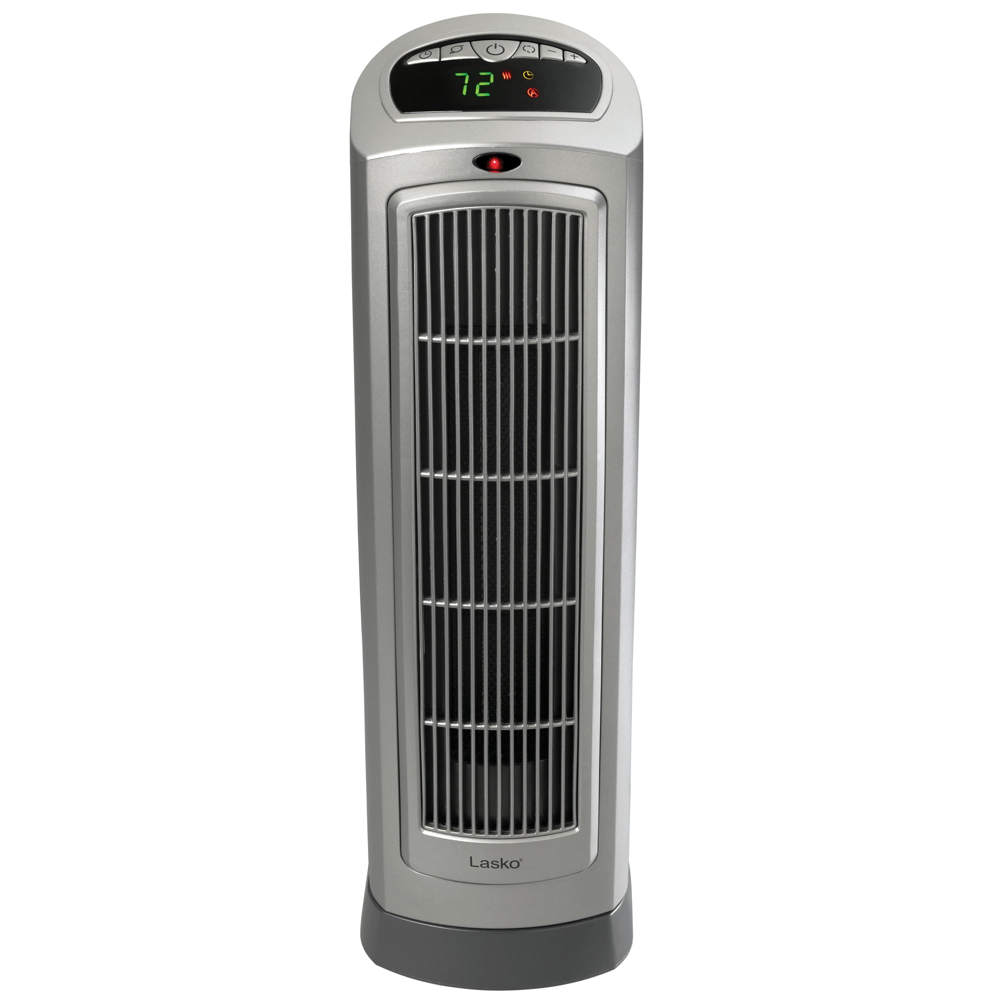 Lasko 1500W Digital Ceramic Space Heater with Remote, 755320, Silver -  Walmart.com