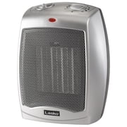 Lasko 754200 Silver 1500W 2 Speed, Thermostat Tabletop Ceramic Space Heater