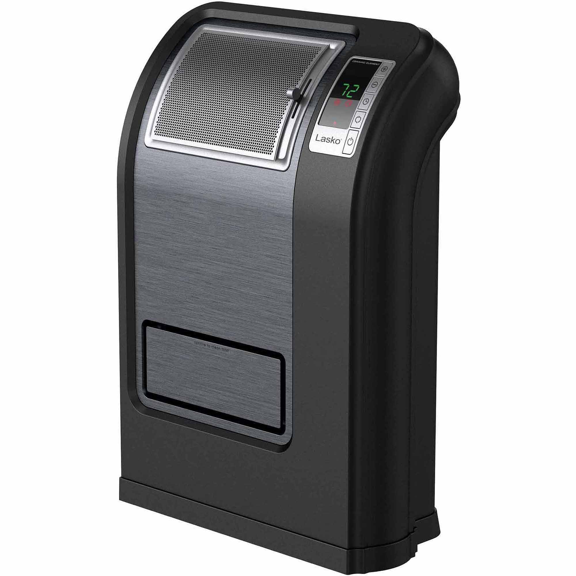 Lasko 1500W Electric Cyclonic Ceramic Space Heater with Adjustable  Thermostat, CC24849, Black - Walmart.com