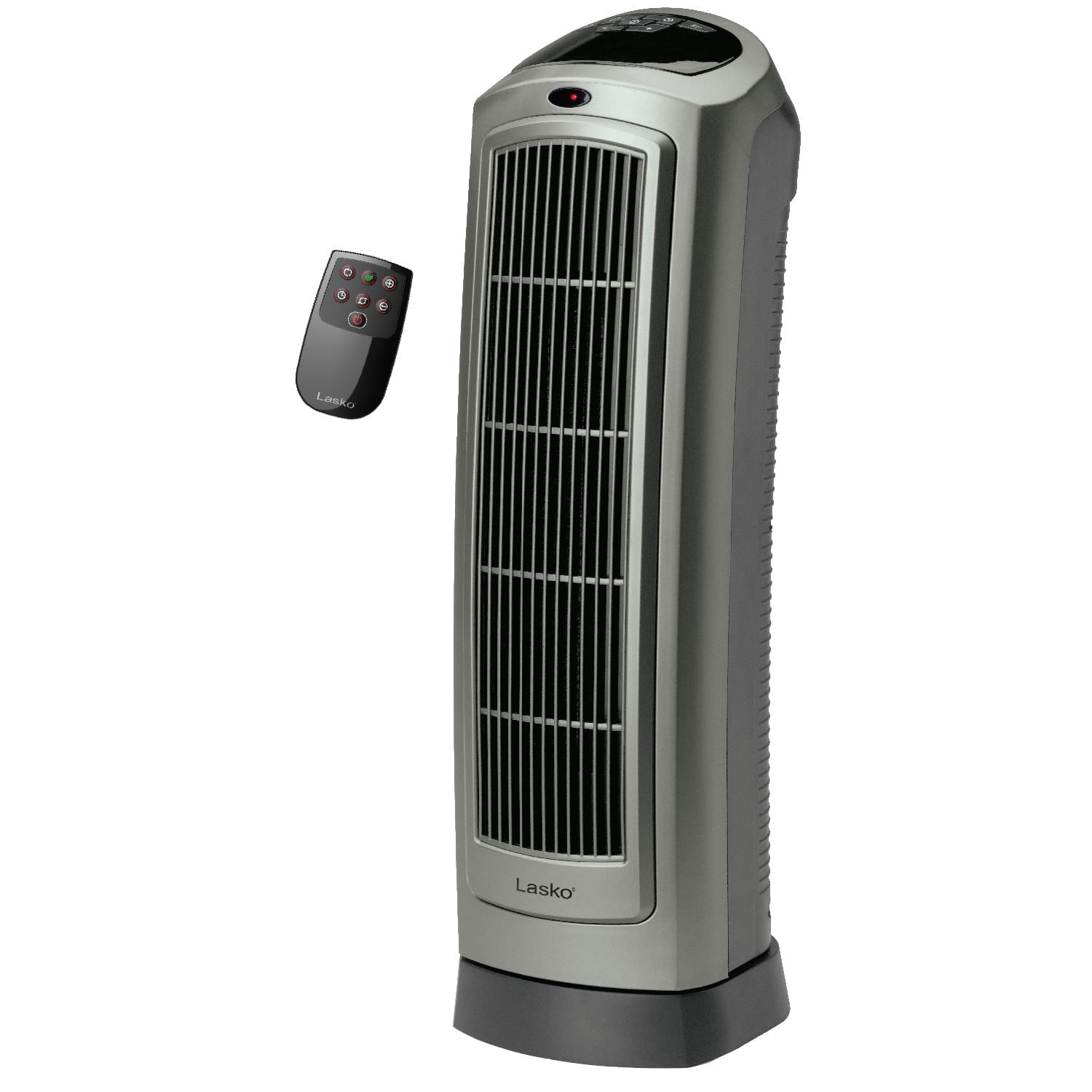 Lasko 1500W Oscillating Ceramic Electric Tower Space Heater with Remote