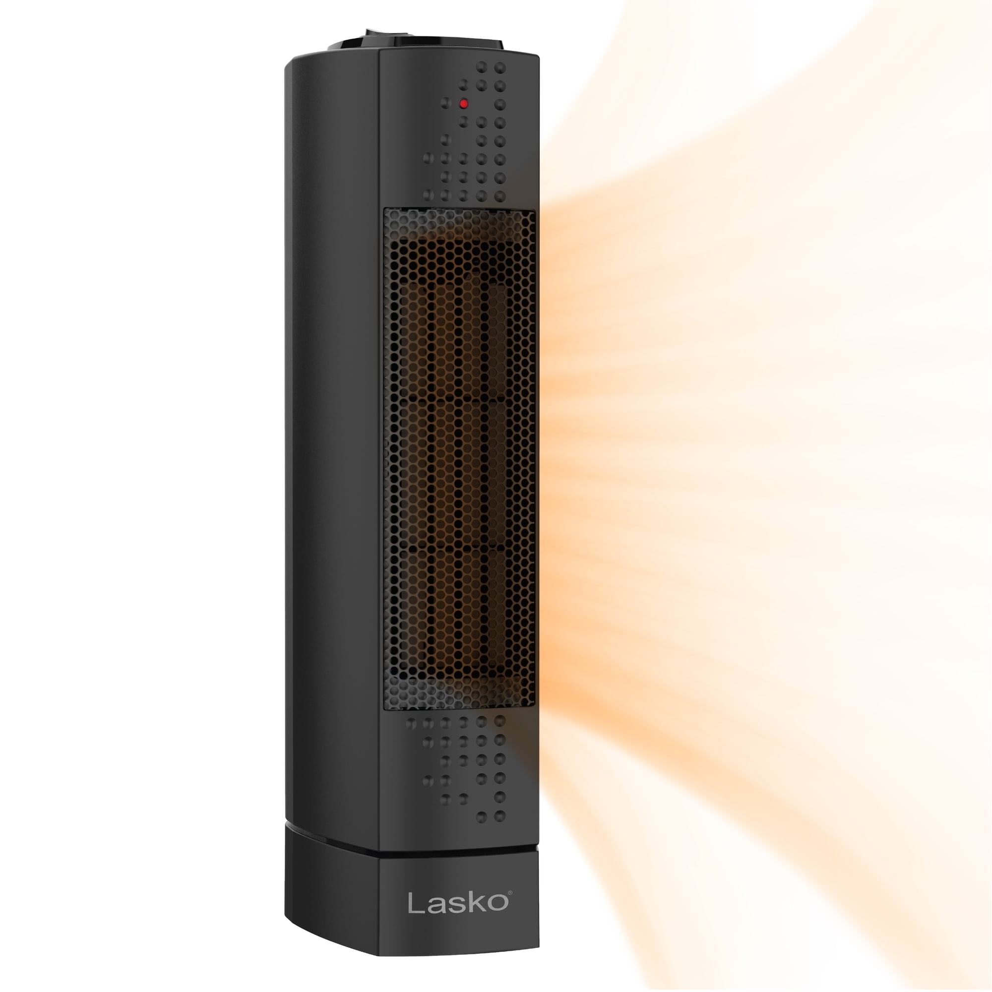 Lasko 1500W Ultra Slim Desktop Ceramic Tower Space Heater, CT14107, Black -  Walmart.com