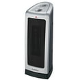 thumbnail image 1 of Lasko 16" 1500W Oscillating Ceramic Tower Space Heater with Thermostat, Silver, 5307, New, 1 of 8