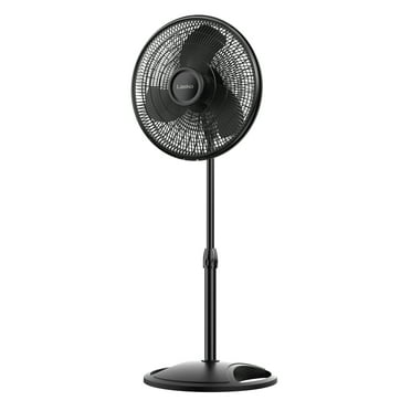 Lasko 16” 3-Speed Adjustable Oscillating Pedestal Fan, Black, S16500 New