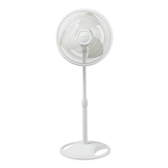 Lasko 16" 3-Speed Adjustable Tilting Oscillating Stand Pedestal Fan White