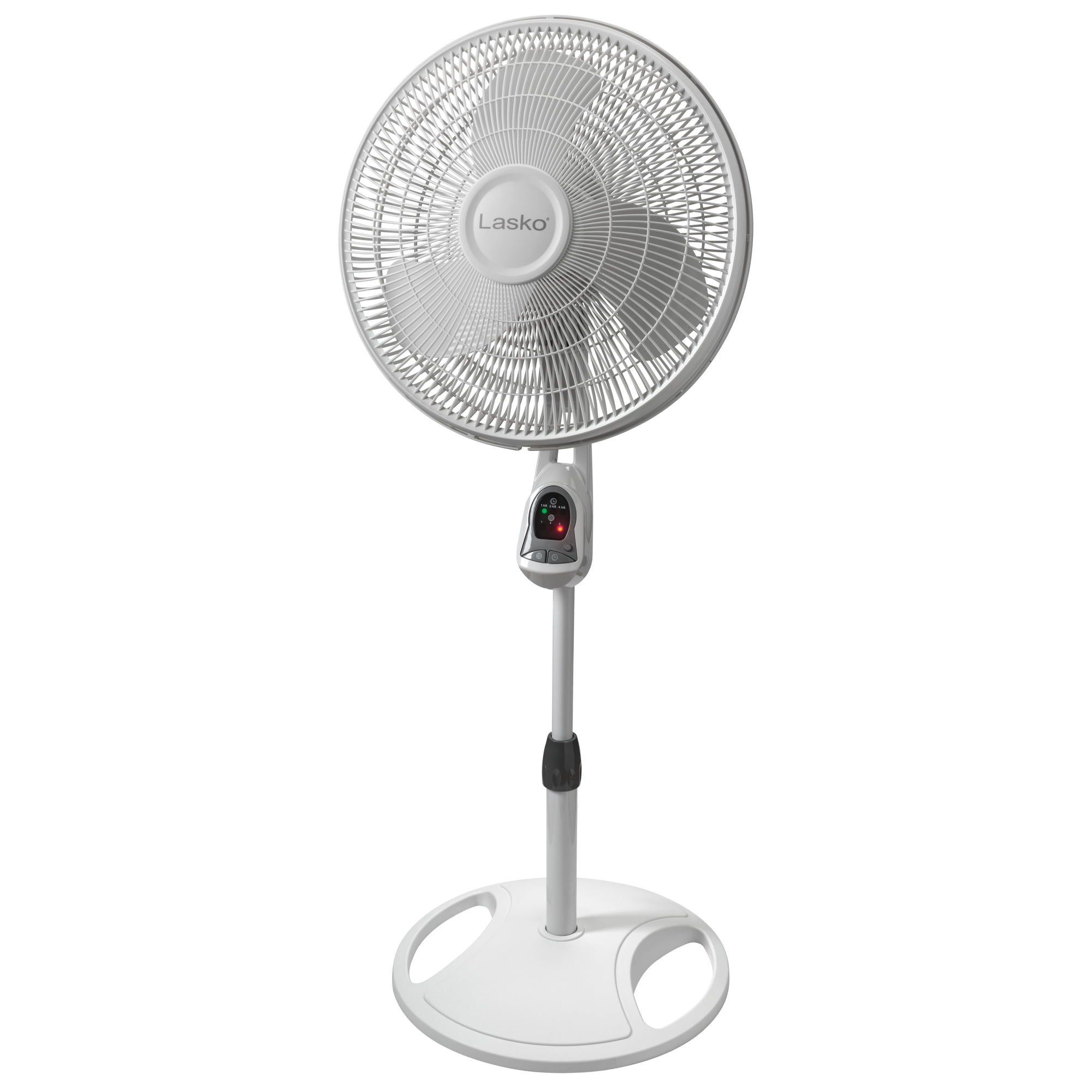 Lasko 16 3-Speed Oscillating Pedestal Fan with Timer and Remote, 1646,  White - Walmart.com