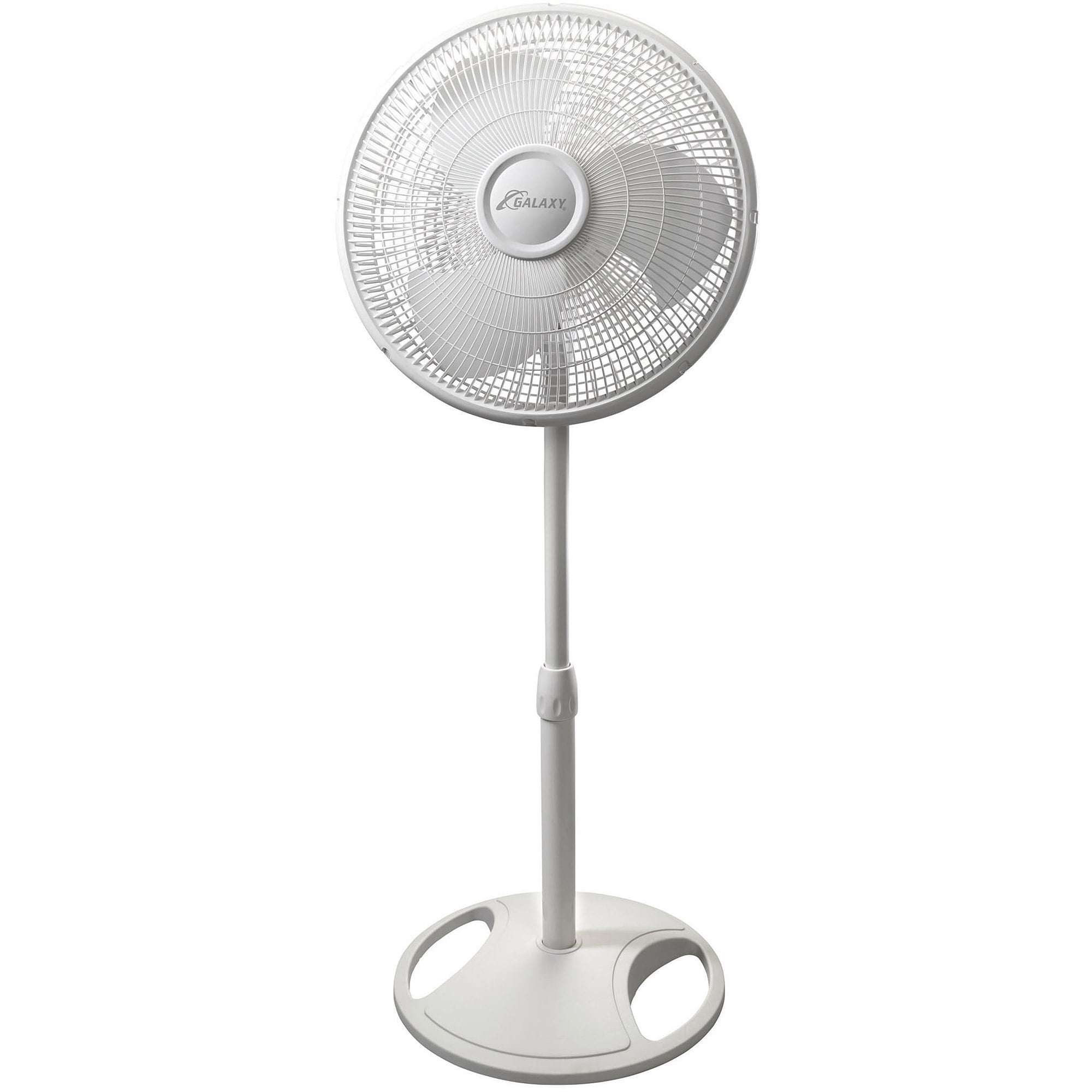 Lasko 16 Galaxy Oscillating Pedestal Fan with 3 Speeds, S16100, White -  Walmart.com