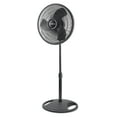 thumbnail image 1 of Lasko 16" Adjustable Oscillating Pedestal Fan with 3 Speeds, 2521, Black, 18" L, New, 1 of 9