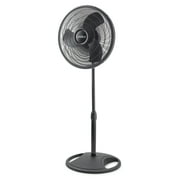 Lasko 16 Adjustable Oscillating Pedestal Fan with 3 Speeds, 2521, Black, 18 L, New