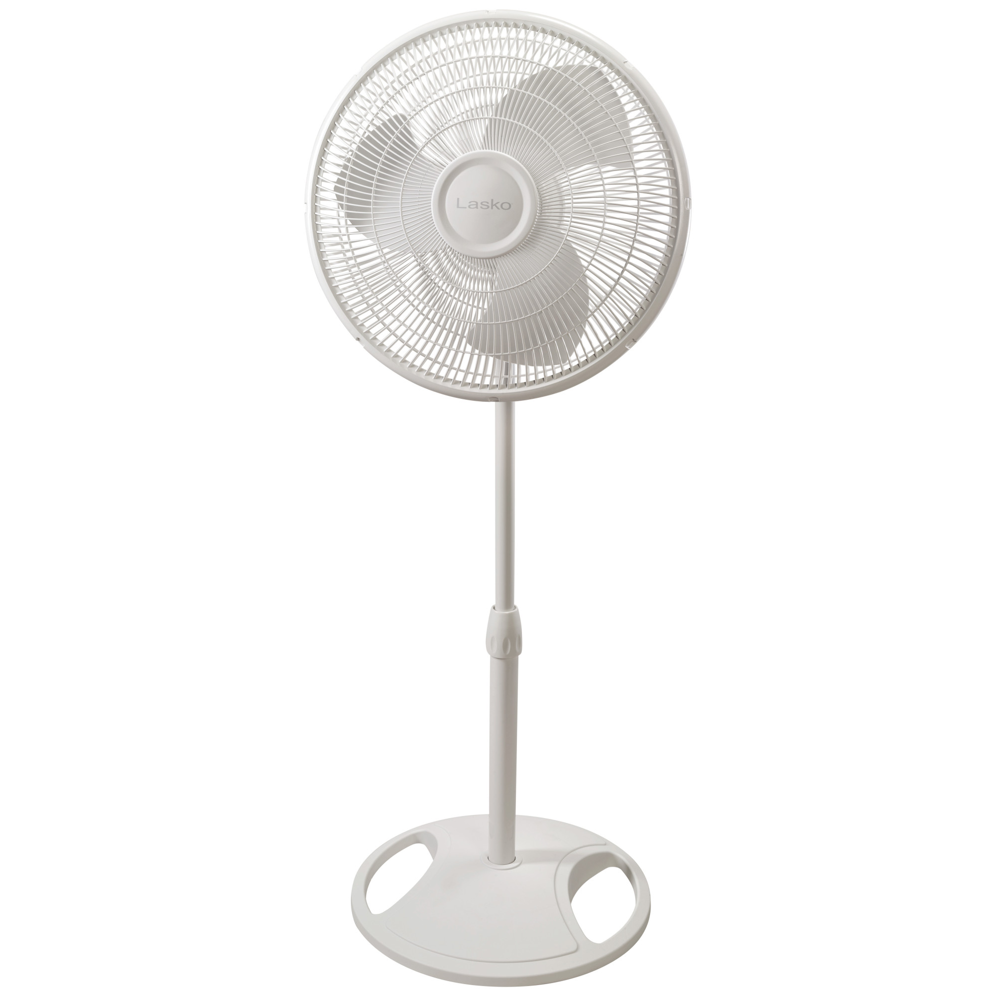 Lasko 16" Oscillating 3-Speed Pedestal Fan with Adjustable Height, 47" H, White, S16200, New - image 1 of 7