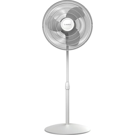 Lasko - 16" Floor Fan - Gray/white