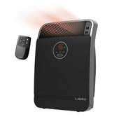 Lasko 18" 1500W Whole Room Ceramic Console Space Heater with Remote, Black, CC18306