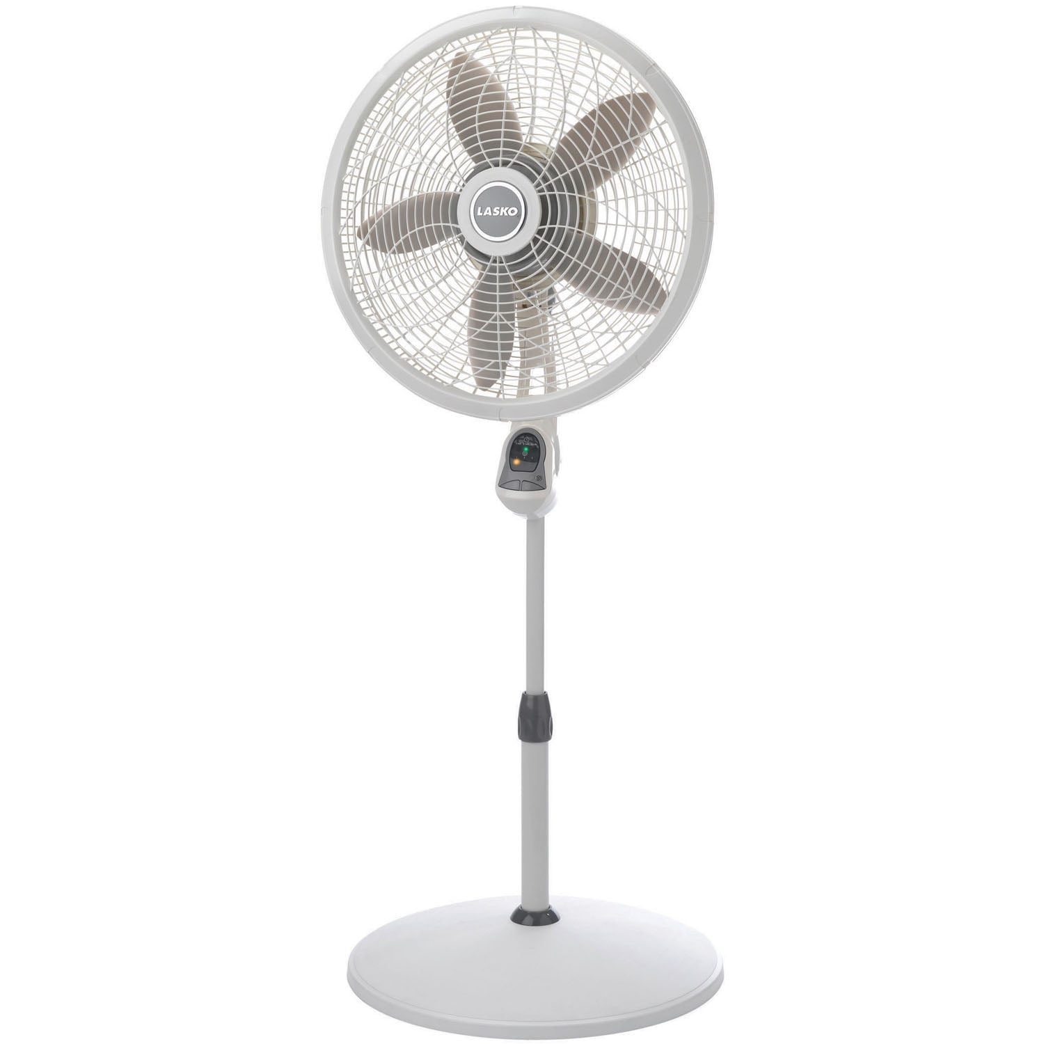 Lasko 18 3-Speed Elegance u0026 Performance Pedestal Fan with Remote, 1850,  White - Walmart.com