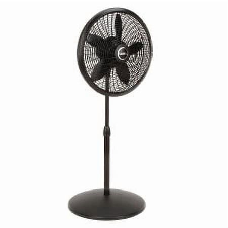 Lasko 18" 3-Speed Oscillating Pedestal Fans Black