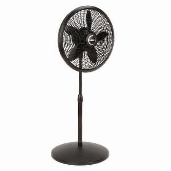 Lasko 18" 3-Speed Oscillating Pedestal Fans Black