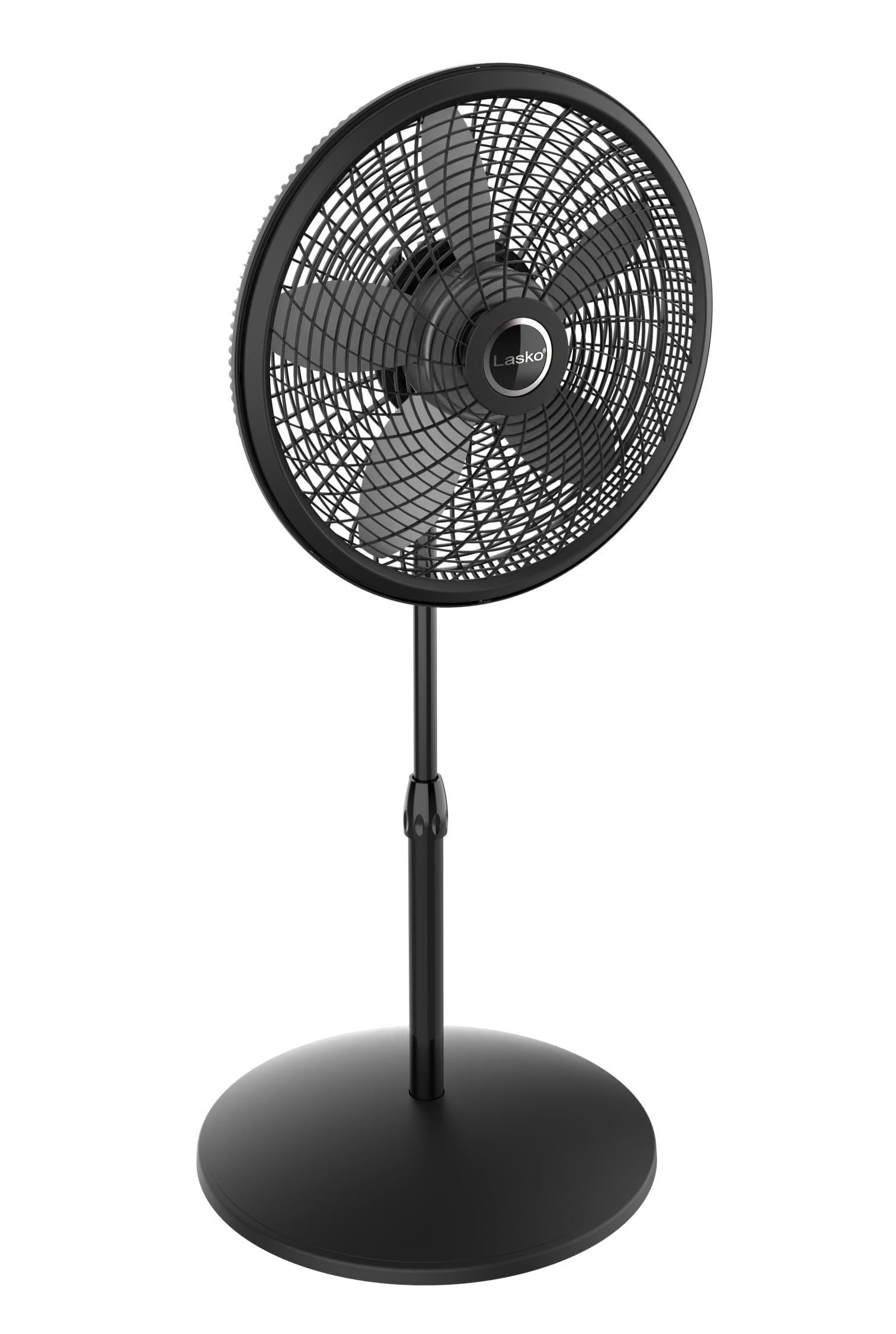 Lasko 18 Adjustable Oscillating Cyclone Pedestal Fan with 3 Speeds,  S18910, Black - Walmart.com