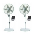 thumbnail image 1 of Lasko 18 Inch Elegance Performance Oscillating Pedestal Fan w/ Remote (2 Pack), 1 of 7