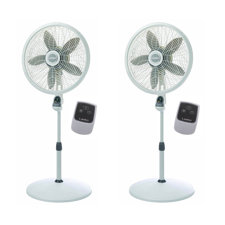 Lasko 18 Inch Adjustable Stand Up Pedestal Fan for Large Rooms w
