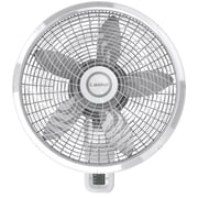 Lasko 18" 3-Speed Oscillating Remote Controlled Wall Mount Fan, White, M18950