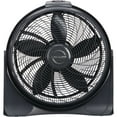 thumbnail image 1 of Lasko 20" Cyclone 4-Speed Fan with Remote Control - 20" Diameter - 4 Speed - Carrying Handle, Pivot, Timer - 23.2" Height x 6.8" Width - Black, 1 of 8