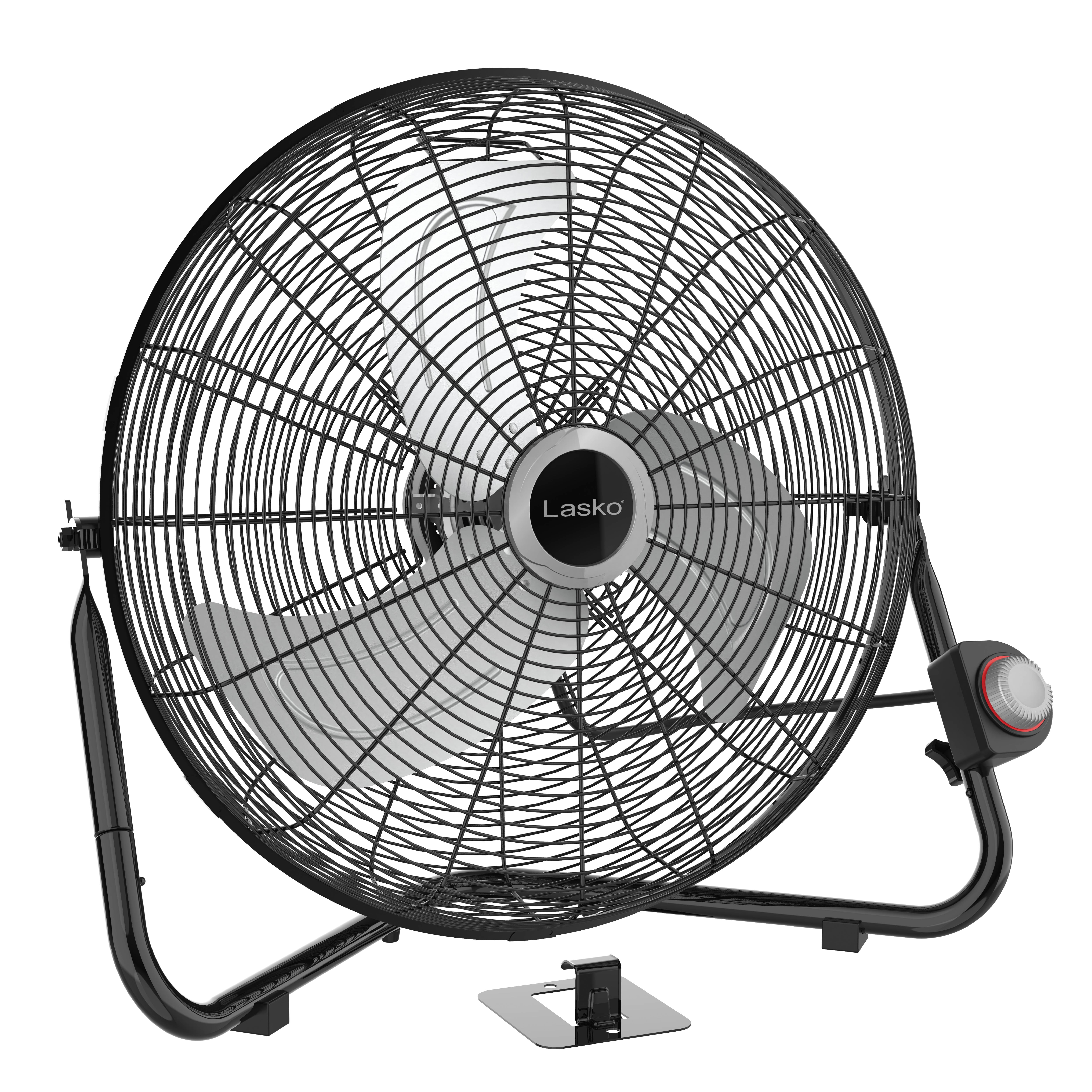 Lasko High Velocity 20 in. 3 Speed Metallic Floor Fan with QuickMount  Wall-Mounting System 2265QM - The Home Depot