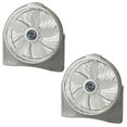thumbnail image 1 of Lasko 20 Inch Cyclone Floor or Wall Mounted Pivoting Fan, White (2 Pack), 1 of 6
