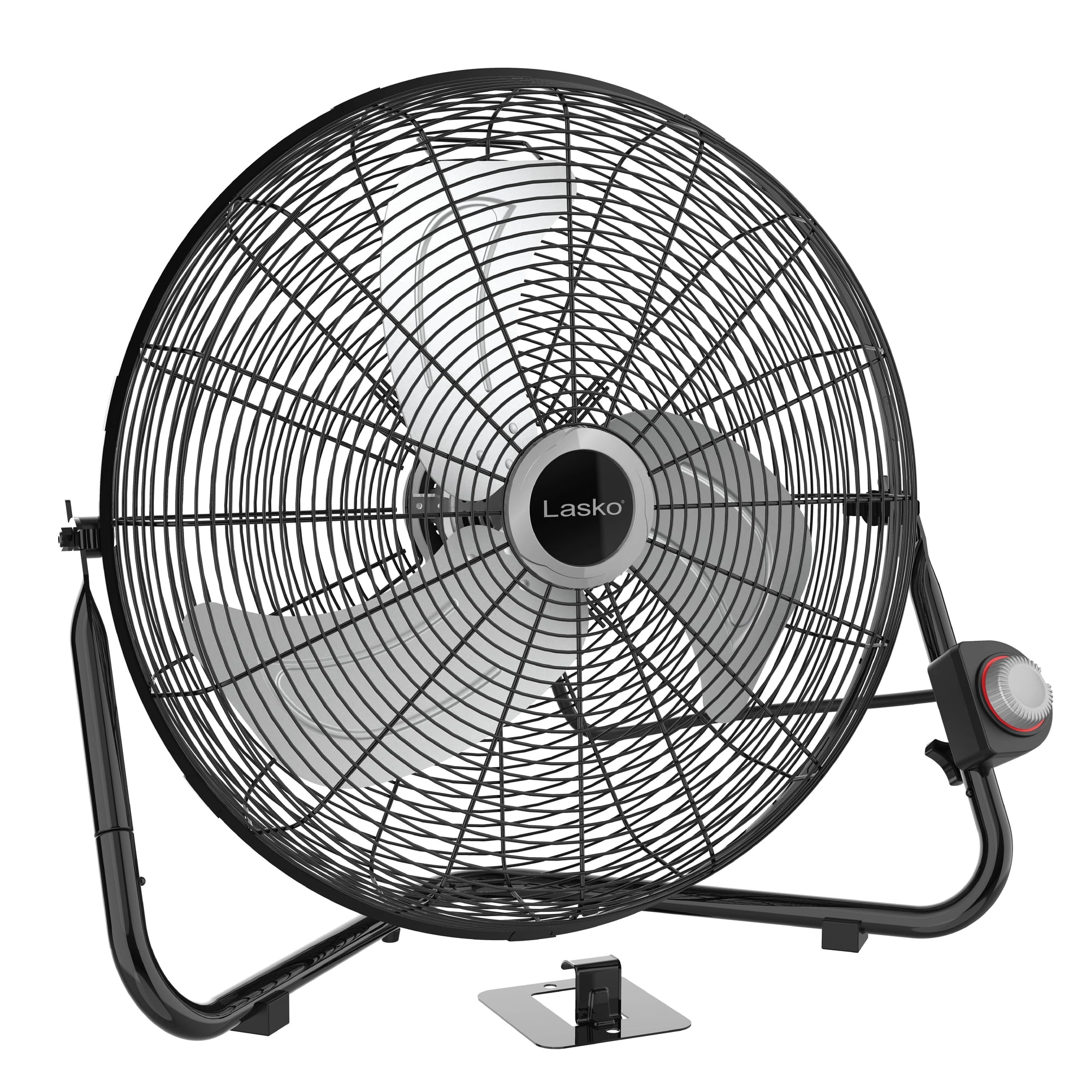 Lasko 20 Max Performance High Velocity Floor Fan with Wall Mount Option  and 3 Speeds, 2264QM, Black - Walmart.com