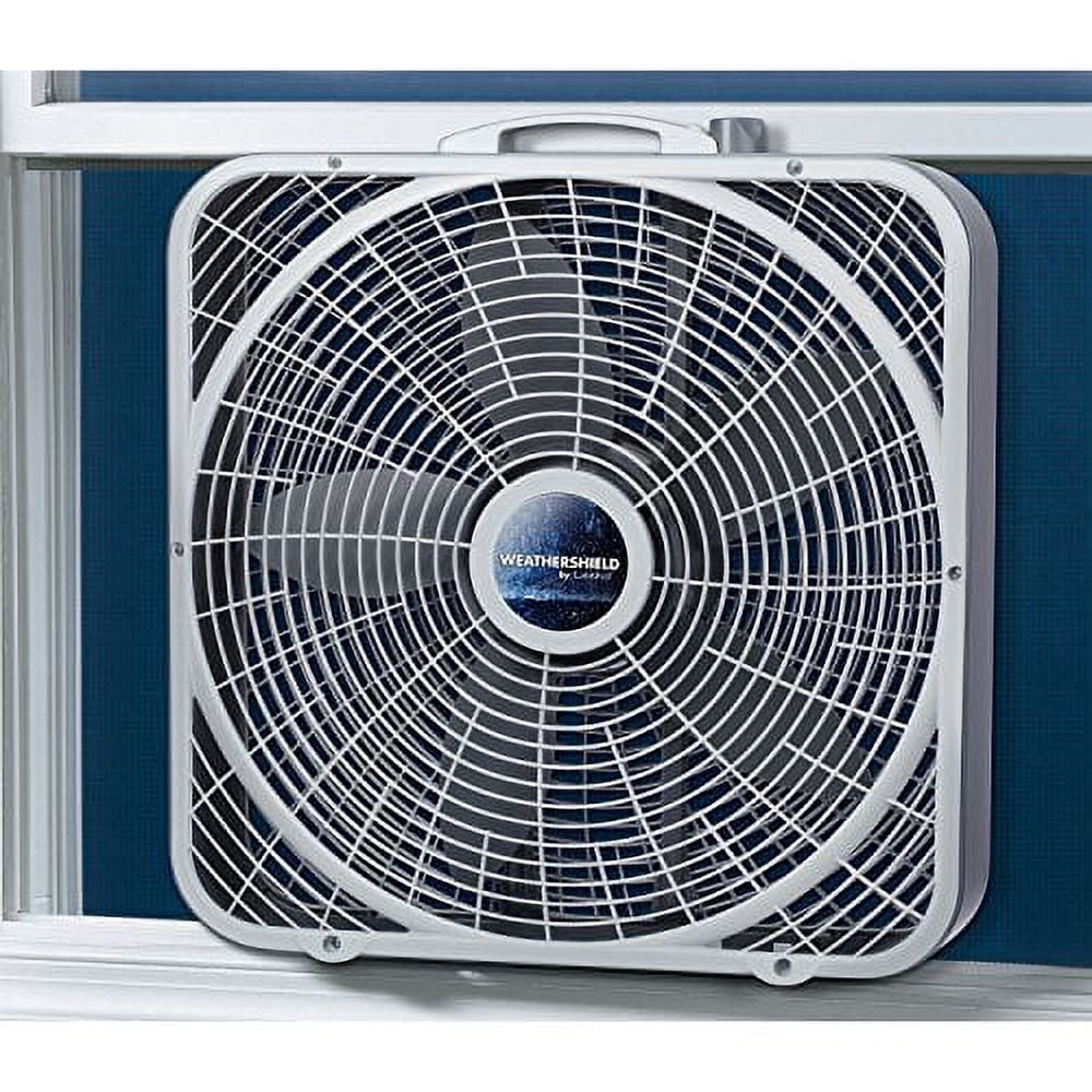 Lasko 20-inch 3- Speed Weather-Shield Performance Box Fan, B20500 -  Walmart.com