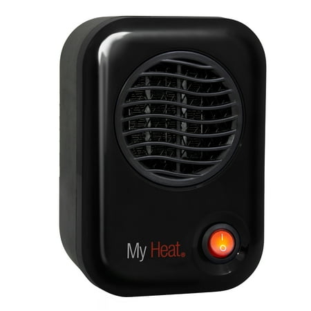 Lasko 200W MyHeat Personal Desk/Tabletop Space Heater with Simple Controls, 100, Black, New
