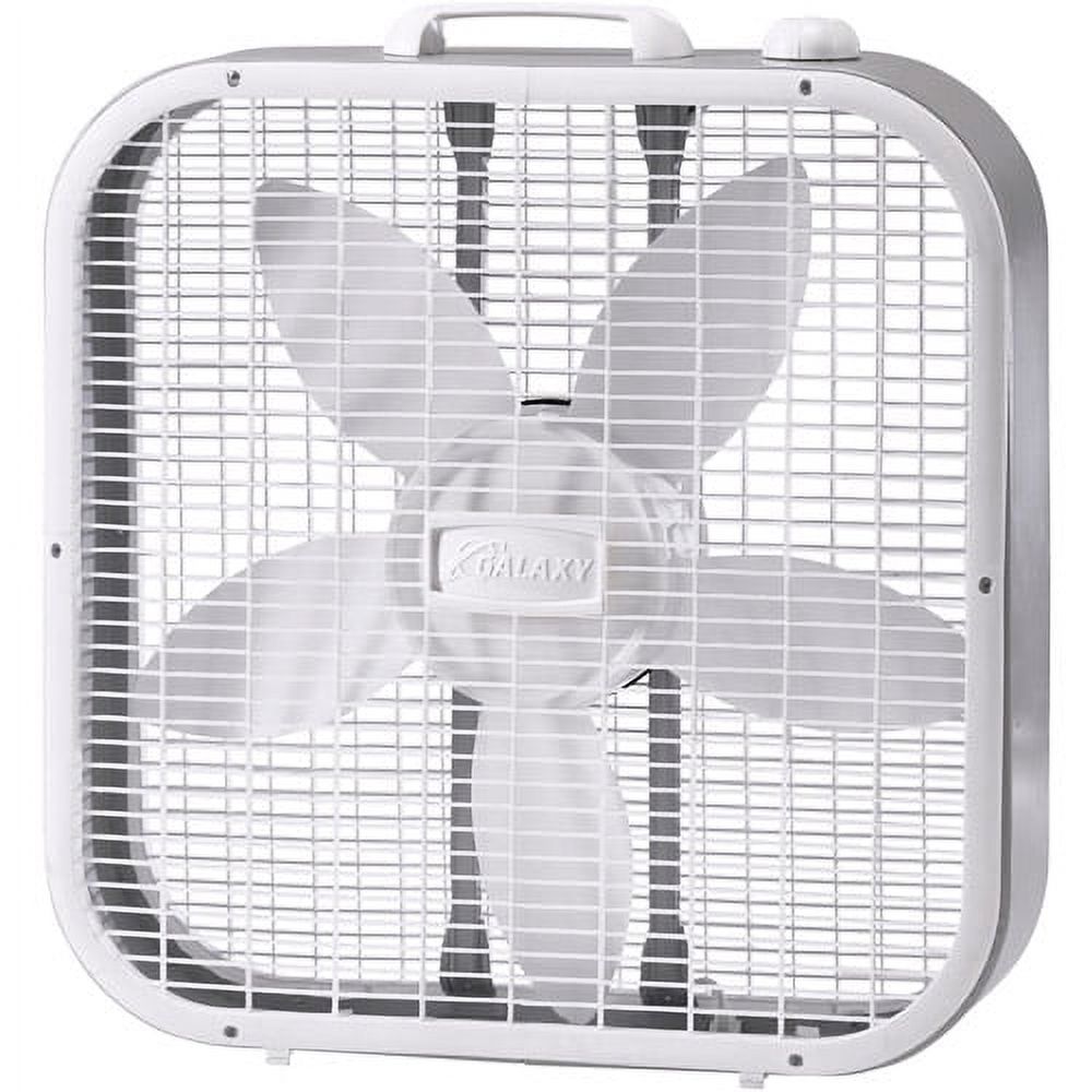 Lasko 21" Galaxy Box Fan with Weather-Shied Motor and 3 Speeds, 4733, White, New - image 1 of 1
