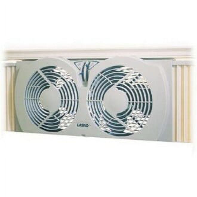 Lasko 2136 Twin Window Fan With Thermostat