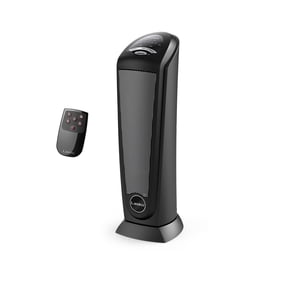 Lasko CT22410 Black 1500W 2 Speed, Oscillating, Remote, Timer Ceramic Tower Space Heater