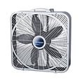 Lasko 22.5" 3- Speed Weather-Shield Performance Box Fan, Gray, B20500