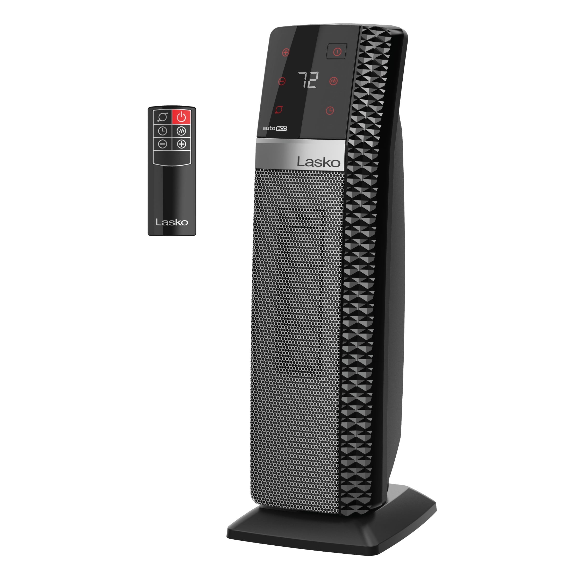 Lasko 22 Elite Collection Ceramic Tower Space Heater with Timer, Remote, CT22445, Black, New