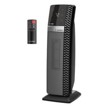Lasko 22” Elite Collection Ceramic Tower Space Heater with Timer, Remote, CT22445, Black