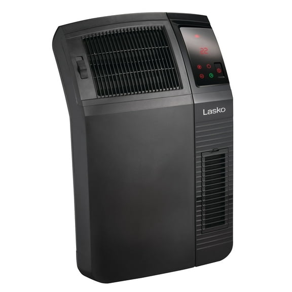 Lasko 23" 1500W Cyclonic Ceramic Electric Room Space Heater with Timer, Black, CC24920